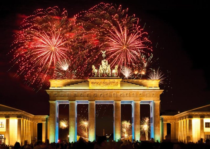 Berlin, Brandenburger Tor, Feuerwerk, Silvester