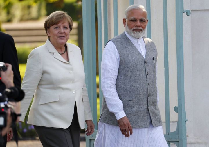 merkel modi alemania india