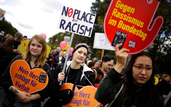 Germany Parliament Protest