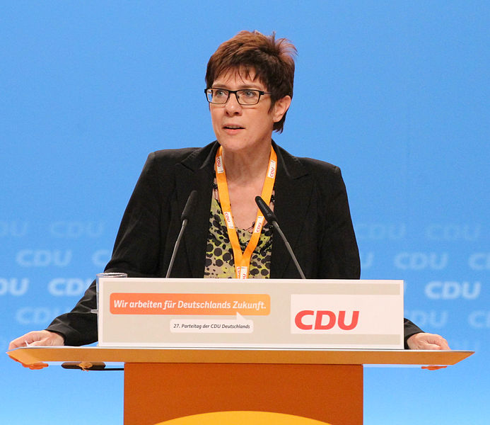 Annegret Kramp Karrenbauer sucesora merkel cdu alemania